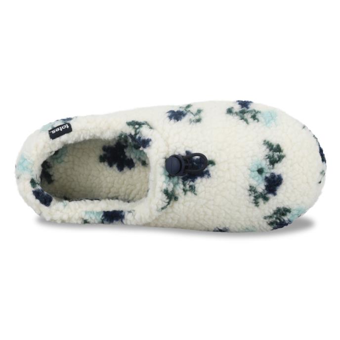 totes toasties® Ladies Full Back Slipper With Toggle Floral Extra Image 5